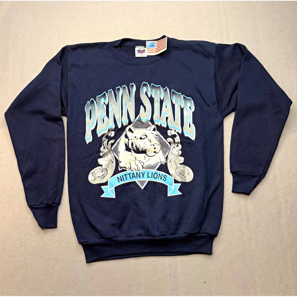 NWT - TNT by Travi & Oveyner Penn State Nittany Lions Crewneck Sweatshirt L Blue